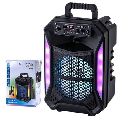  PARLANTE BLUETOOTH 8″ CON MICROFONO Y CONTROL REMOTO