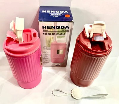 VASO TERMICO CAFETERO CON CORREA 500ML