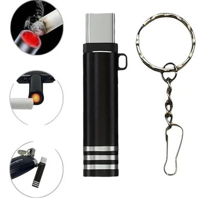  Encendedor Electrónico USB-C Portátil (Tipo Llavero) 