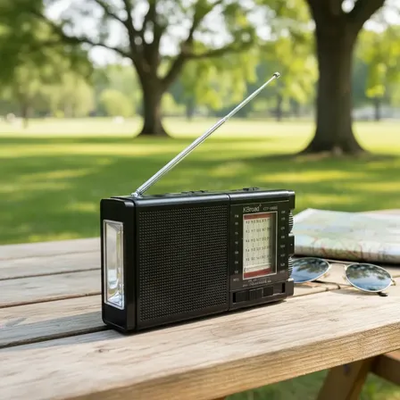 RADIO SOLAR AM/FM/SW + LINTERNA + BLUETOOTH