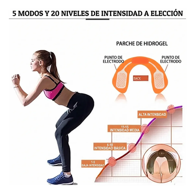 ELECTRO ESTIMULADOR GLUTEOS
