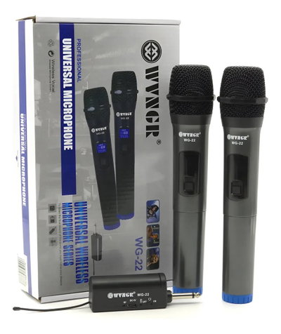 MICROFONO INALAMBRICO UNIVERSAL X 2