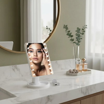 ESPEJO DE MAQUILLAJE LED 16 LUCES