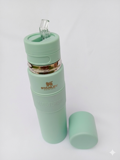 MATE LISTO AUTOSEBANTE 1 LITRO ACERO INOX