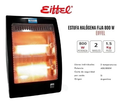 ESTUFA INFRAROJO DOS VELAS EIFFEL