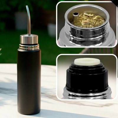 TERMO MATE LISTO AUTOCEBANTE DE ACERO 500ML