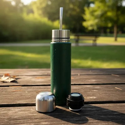 TERMO MATE LISTO AUTOCEBANTE DE ACERO 500ML
