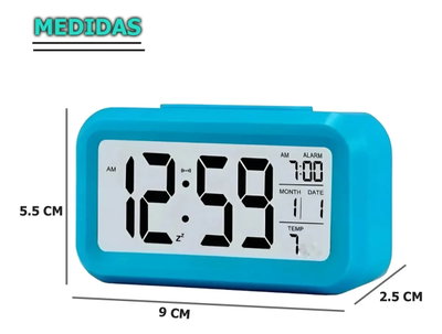 COMBO RELOJ DESPERTADOR + LINTERNA TACTICA-