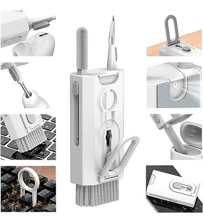 KIT LIMPIA TECLADO Y AURICULARES 8 EN 1
