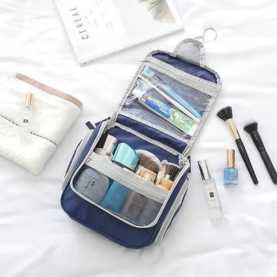 ORGANIZADOR NECESER VIAJE COLGAR BAÑO PLEGABLE IMPERMEABLE