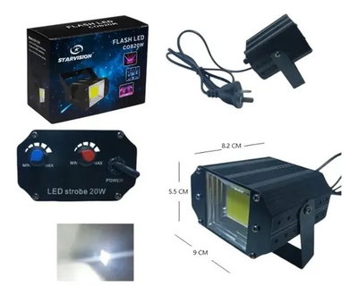 FLASH LED FIESTA AUDIORRITMICO 20W