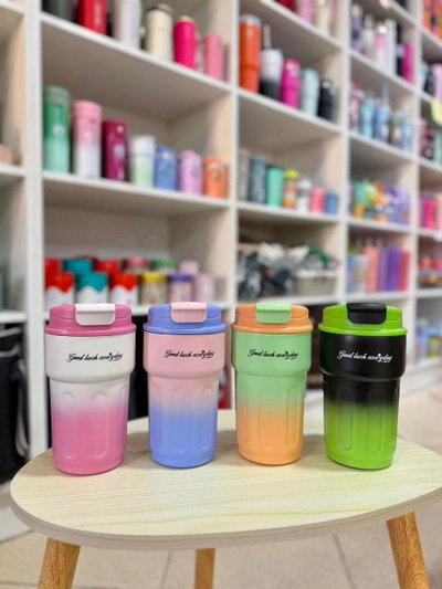 VASO TERMICO 500ML CON SENSOR DE TEMPERATURA MULTICOLOR