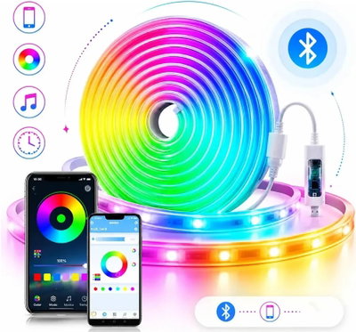 TIRA LED NEON CON APP 5 METROS