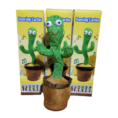CACTUS BAILARIN CON LUZ Y SONIDO