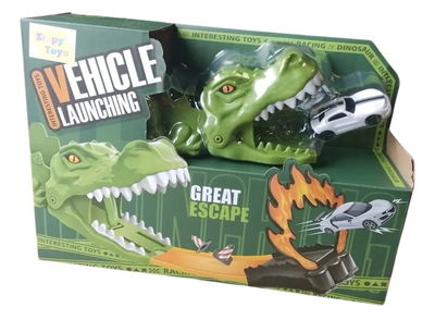 DINOSAURIO LANZA AUTOS