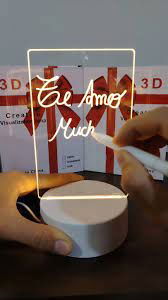 LAMPARA PIZARRA LED ACRILICA