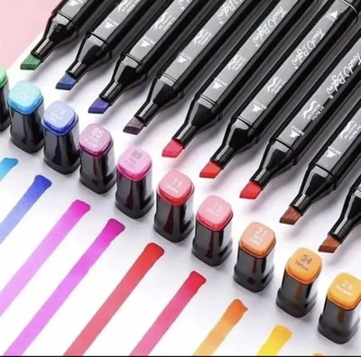  MARCADORES TOUCH DOBLE PUNTA  X36 COLORES PROFESIONALES