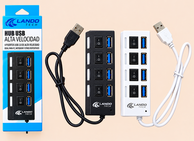 HUB USB 4 PUERTOS 