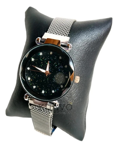 RELOJ MUJER GALAXY MALLA IMANTADO 