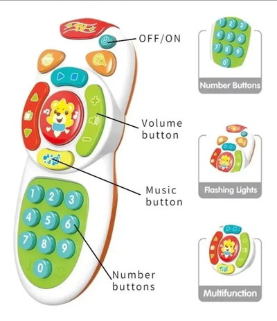 CELULAR MUSICAL EDUCATIVO CON CONTROL REMOTO