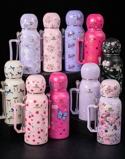 TERMO ESTAMPADO CON TAPA MATE 1 LITRO