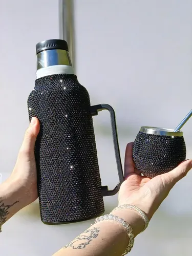 SET TERMO BOLITA CON STRASS 1.3 L