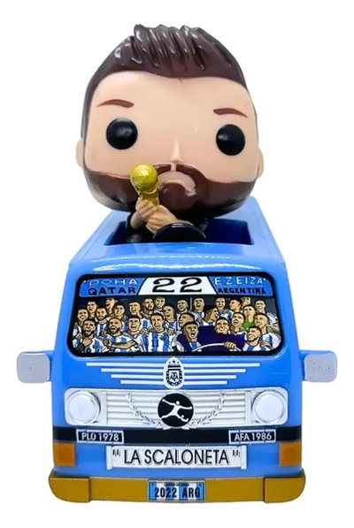 FIGURA FUNKO POP! SCALONETA MESSI CON LA COPA COLECTIVO CAMPEON
