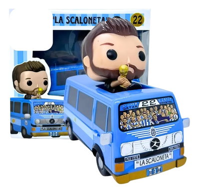 FIGURA FUNKO POP! SCALONETA MESSI CON LA COPA COLECTIVO CAMPEON