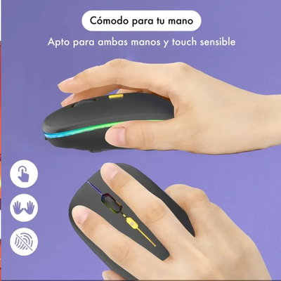 MOUSE INALAMBRICO RECARGABLE 