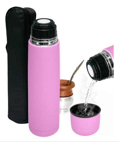 TERMO BALA ACERO INOX 1L + ESTUCHE 