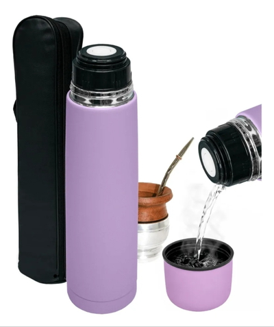 TERMO BALA ACERO INOX 1L + ESTUCHE 