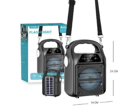 BOCINA BLUETOOTH PORTATIL SOLAR INALAMBRICA CON LAMPARA 4