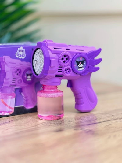 PISTOLA DE BURBUJAS KUROMI