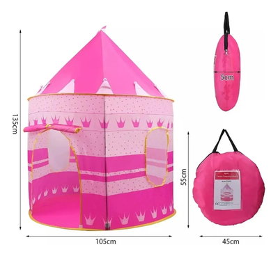CARPA CASTLLO INFANTIL PLEGABLE PARA NIÑOS