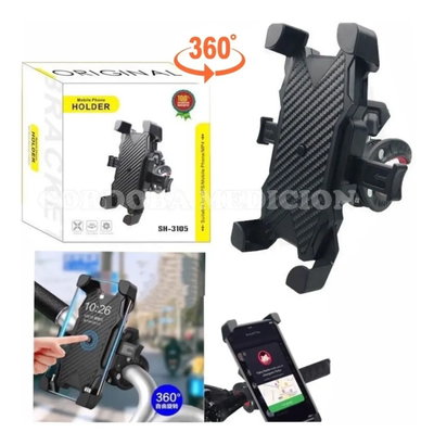 SOPORTE UNIVERSAL DE CELULAR PARA BICICLETA/MOTO