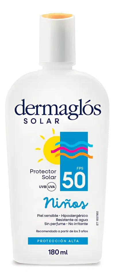 DERMAGLOS FPS +50 NIÑOS 180ML