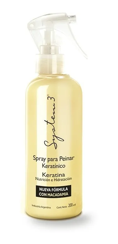 SYSTEM3 SPRAY PARA PEINAR KETATINICO 200ML