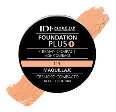 IDI MAQUILLAJE COMPACTO CREMOSO ALTA COBERTURA 114