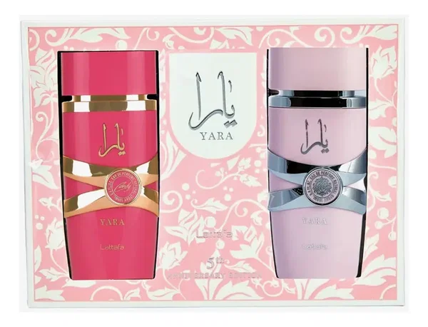 KIT LATTAFA YARA EDP 100 ML + LATTAFA YARA CANDY EDP 100 ML