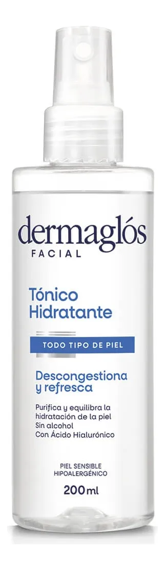 DERMAGLÓS Tónico Hidratante Descongestivo Todo Tipo de Piel 200ml