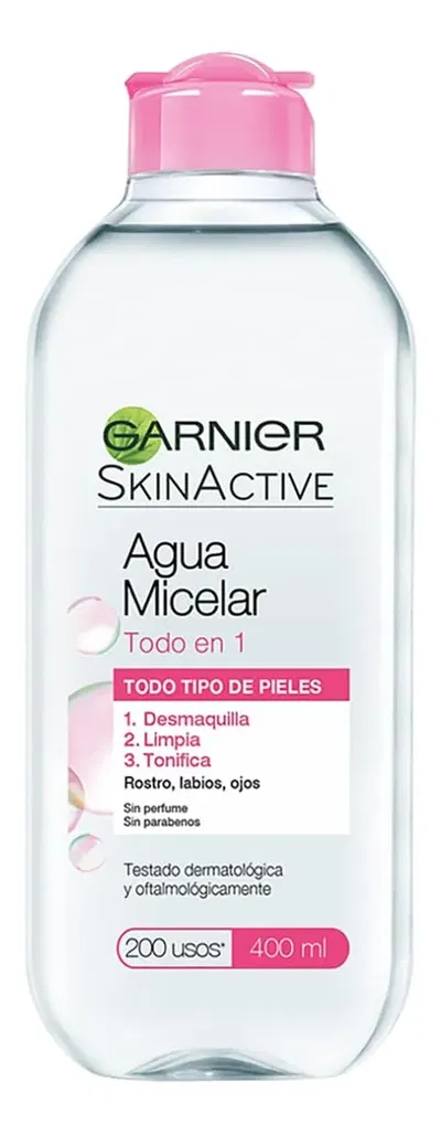 GARNIER Skin Active Agua Micelar Todo en 1 400ml