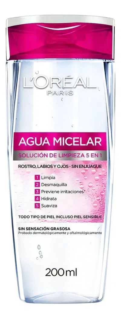 L'ORÉAL PARIS Agua Micelar Clásica Hidrata Total-5 200ml