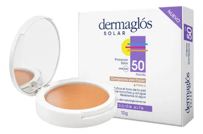 DERMAGLÓS Solar Compacto FPS 50 Base Tono 2