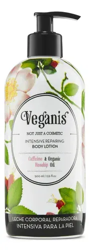 Veganis Leche Reparadora Intensiva Rosa Mosqueta x 500 ML