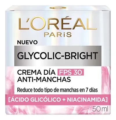 L’Oréal Glycolic Bright Crema Día FPS 30 x50 ml