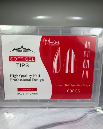 Tips Soft gel almendra 