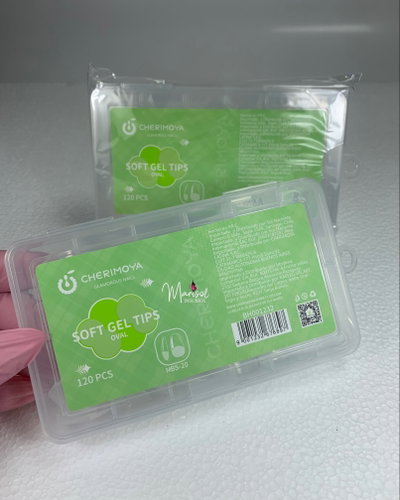 Tips soft gel cherimoya pre limados 120pcs 