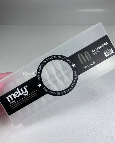 Tips soft gel pre limados 300pcs MELY 