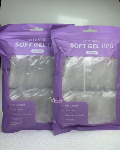 Tips soft gel City girl 600pcs