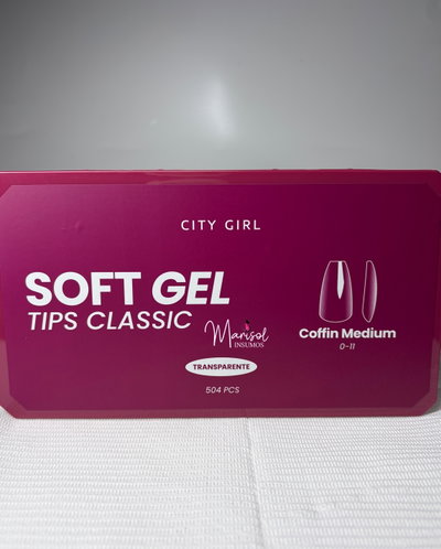 Tips soft gel City Girl  premium 